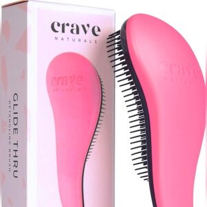 NWT Crave Naturals Pink Hair Brush